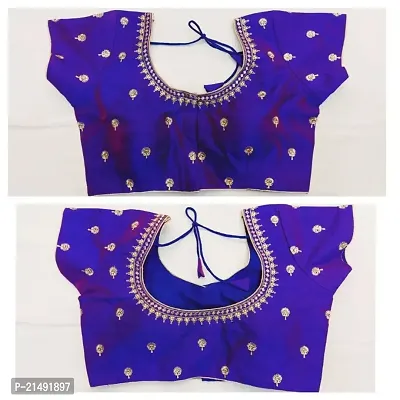 Classic Banglori Silk Embroidered Blouses for Women