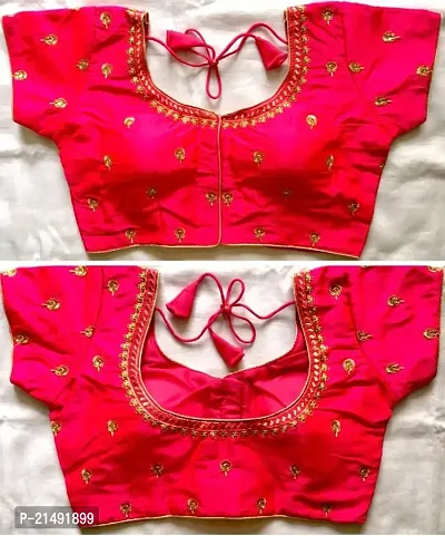 Classic Banglori Silk Embroidered Blouses for Women