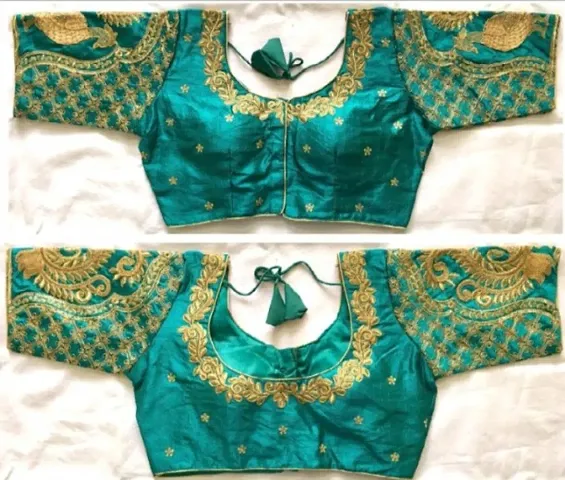 New In Banglori Silk Stitched-alterable Blouses 