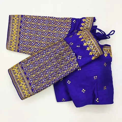 Attractive Banglori Silk Stitched-alterable Blouses 