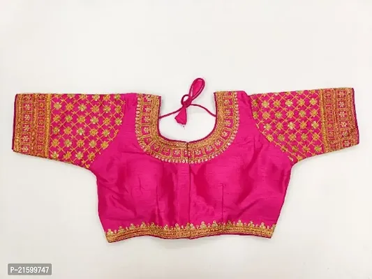 Classic Banglori Silk Embroidered Blouses for Women