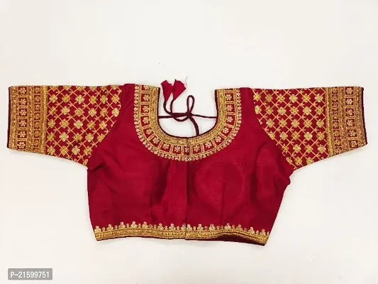 Classic Banglori Silk Embroidered Blouses for Women