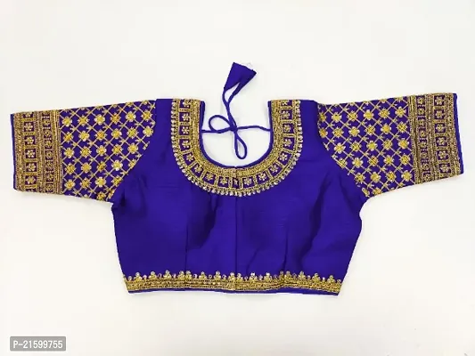 Classic Banglori Silk Embroidered Blouses for Women