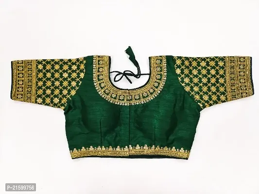 Classic Banglori Silk Embroidered Blouses for Women