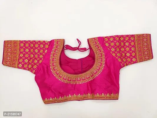 Classic Banglori Silk Embroidered Blouses for Women-thumb2