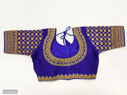 Classic Banglori Silk Embroidered Blouses for Women-thumb2