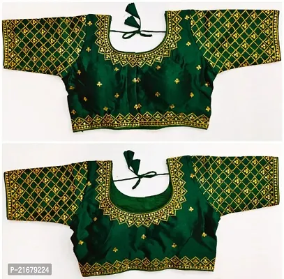 Classic Banglori Silk Embroidered Blouses for Women