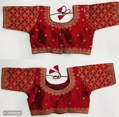 Classic Banglori Silk Embroidered Blouses for Women