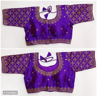 Classic Banglori Silk Embroidered Blouses for Women