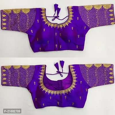 Classic Banglori Silk Embroidered Blouses for Women