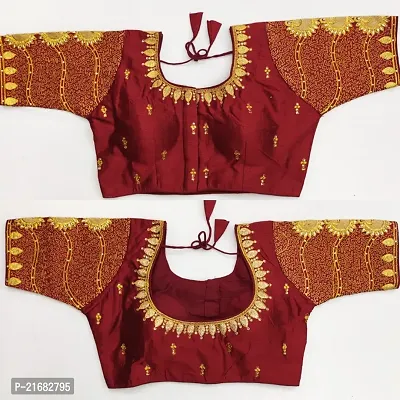 Classic Banglori Silk Embroidered Blouses for Women