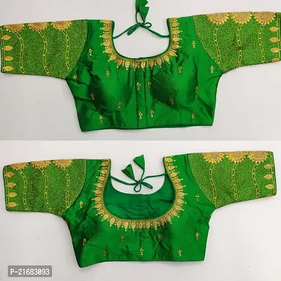 Classic Banglori Silk Embroidered Blouses for Women