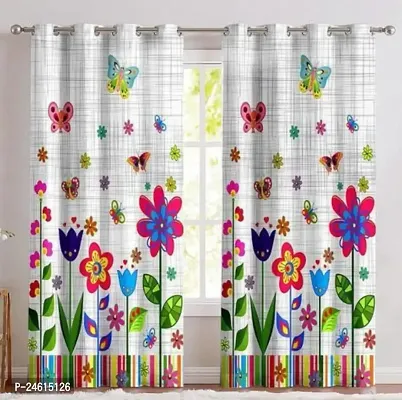 Classic Polycotton Curtain For Door-thumb0