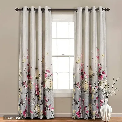 Polyester Eyelet Fitting Door Curtains, pack of 1-thumb0