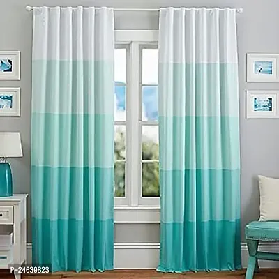 Polyester Eyelet Fitting Window Curtains, pack of 1-thumb0