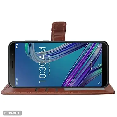 Realme C35 Flip Case Premium Leather Finish Flip Cover with Card Pockets Wallet StandVintage Flip Cover for Realme C35 - Brown-thumb5