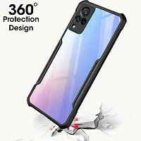 Stylish Solid Back Case Cover for  Vivo V21 5g - Black-thumb1