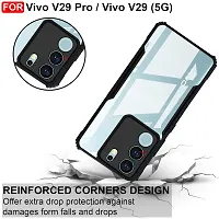 Stylish Solid Back Case Cover for Vivo V29 Pro 5g - Black-thumb2