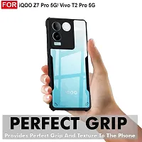 Stylish Solid Back Case Cover for Vivo T2 pro 5g - Black-thumb2