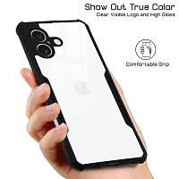 Jotech Back Cover For Apple iphone 16 - Black-thumb2