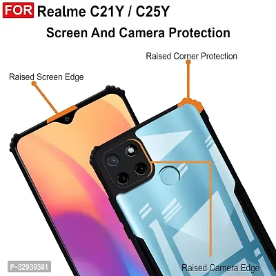 Jotech Eagle Back Cover For Realme C21Y - Black-thumb4