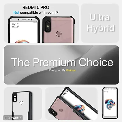 Jotech Back Cover For Redmi Note 5 pro - Black-thumb2