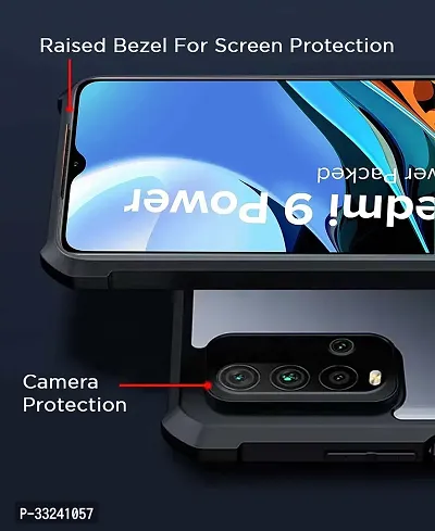 Jotech Back Cover For Redmi 9 power - Black-thumb2