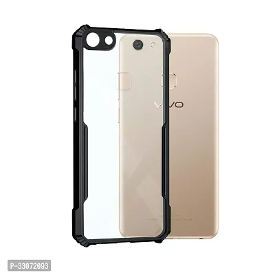 Stylish Solid Back Case Cover for  Vivo V7 Plus - Black-thumb2