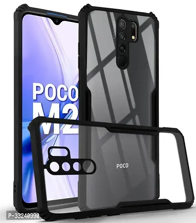 Jotech Back Cover For Poco M2 - Black-thumb0