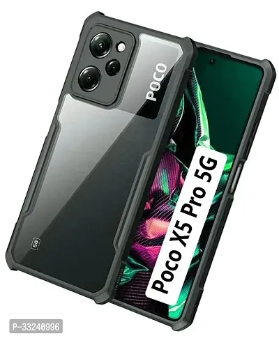 Jotech Back Cover For Poco X5 pro 5g - Black-thumb0