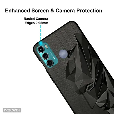 Jotech 3D Batman Silicon Back Cover For Motorola Moto G40 | G60 - Jet Black-thumb4