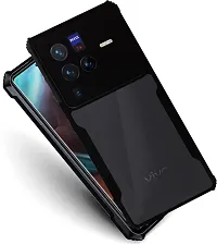 Stylish Solid Back Cover For Vivo X80 Pro 5g - Black-thumb3