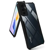 Stylish Solid Back Case Cover for Vivo V23e 5g - Black-thumb3