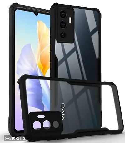 Stylish Solid Back Case Cover for  Vivo V23e 4g - Black-thumb0