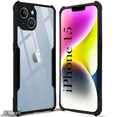 Jotech Back Cover For Apple iphone 15 - Black-thumb2