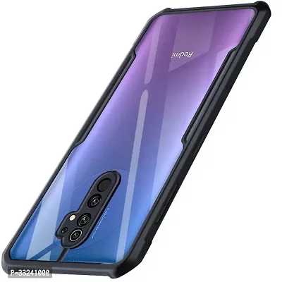 Jotech Back Cover For Redmi 9 prime - Black-thumb0