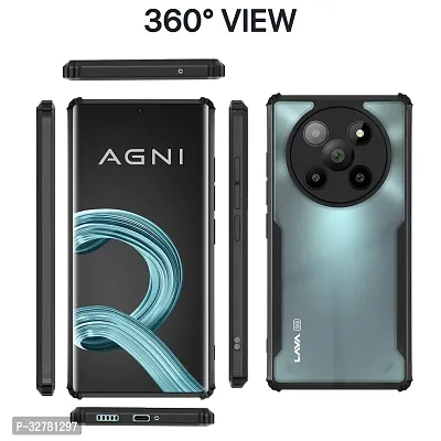 Classy Back Cover For Lava Agni 2 - Black-thumb2