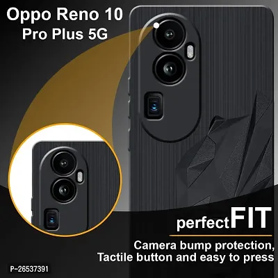 Jotech 3D Batman Silicon Back Cover For Oppo Reno 10 Pro Plus - Jet Black-thumb2