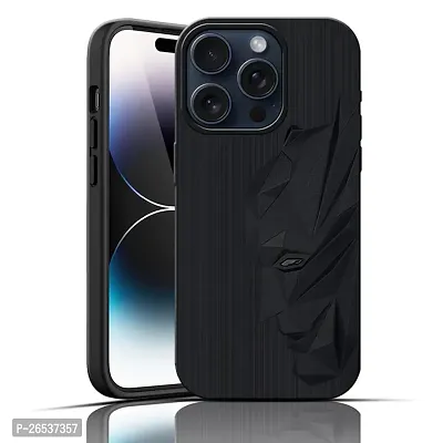 Jotech 3D Batman Silicon Back Cover For Apple Iphone 15 Pro Max - Jet Black