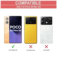 Jotech Back Cover For Poco X6 pro 5g - Black-thumb1