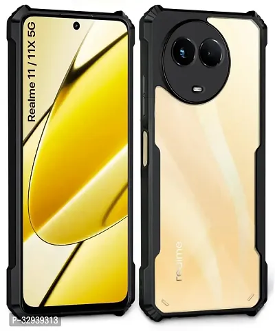 Jotech Eagle Back Cover For Realme 11X - Black-thumb2