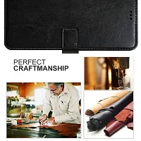 Premium Leather Finish Flip Cover with Card Pockets Wallet StandVintage Flip Cover for Samsung Galaxy S20 FE / S20 FE 5G - Black-thumb4