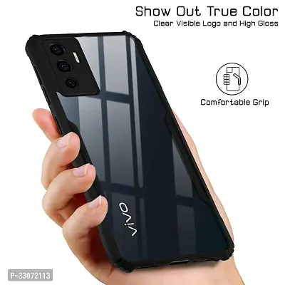 Stylish Solid Back Case Cover for  Vivo V23e 4g - Black-thumb3