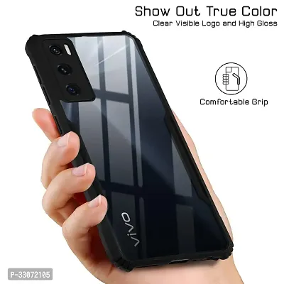 Stylish Solid Back Case Cover for  Vivo V20se - Black-thumb3