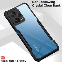 Jotech Back Cover For Redmi Note 12 pro 5g - Black-thumb2