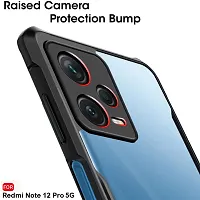 Jotech Back Cover For Redmi Note 12 pro 5g - Black-thumb3