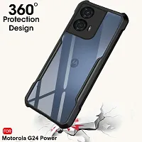 Designer Back Cover For Motorola Moto G24 Power - Black-thumb1