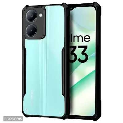 Jotech Eagle Back Cover For Realme C33 - Black-thumb2