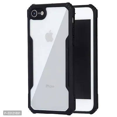 Jotech Back Cover For Apple iphone 8 - Black-thumb0