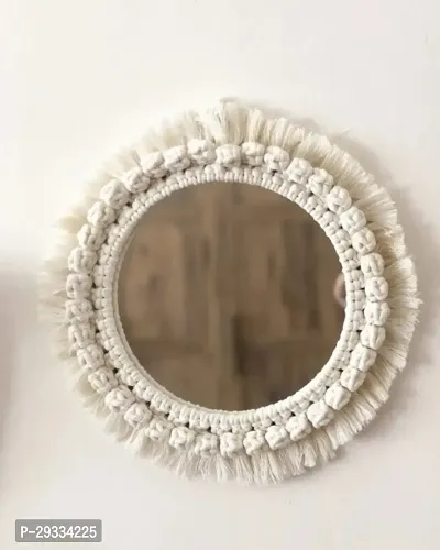 MIRROR HEVY GATH Round Antique Mirror Bohemian Handmade Decor for Apartment MADE IN INDIA-thumb2